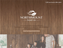 Tablet Screenshot of northmountdental.com